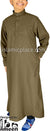 Light Brown - Boy's Aziz Style Men Saudi Thob by Ibn Ameen