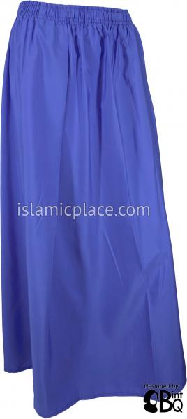 Amethyst Blue - Basics Plain Skirt by BintQ - The Islamic Place