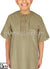 Oyster - Ibrahim Style Boy Short Sleeve Thob by Ibn Ameen