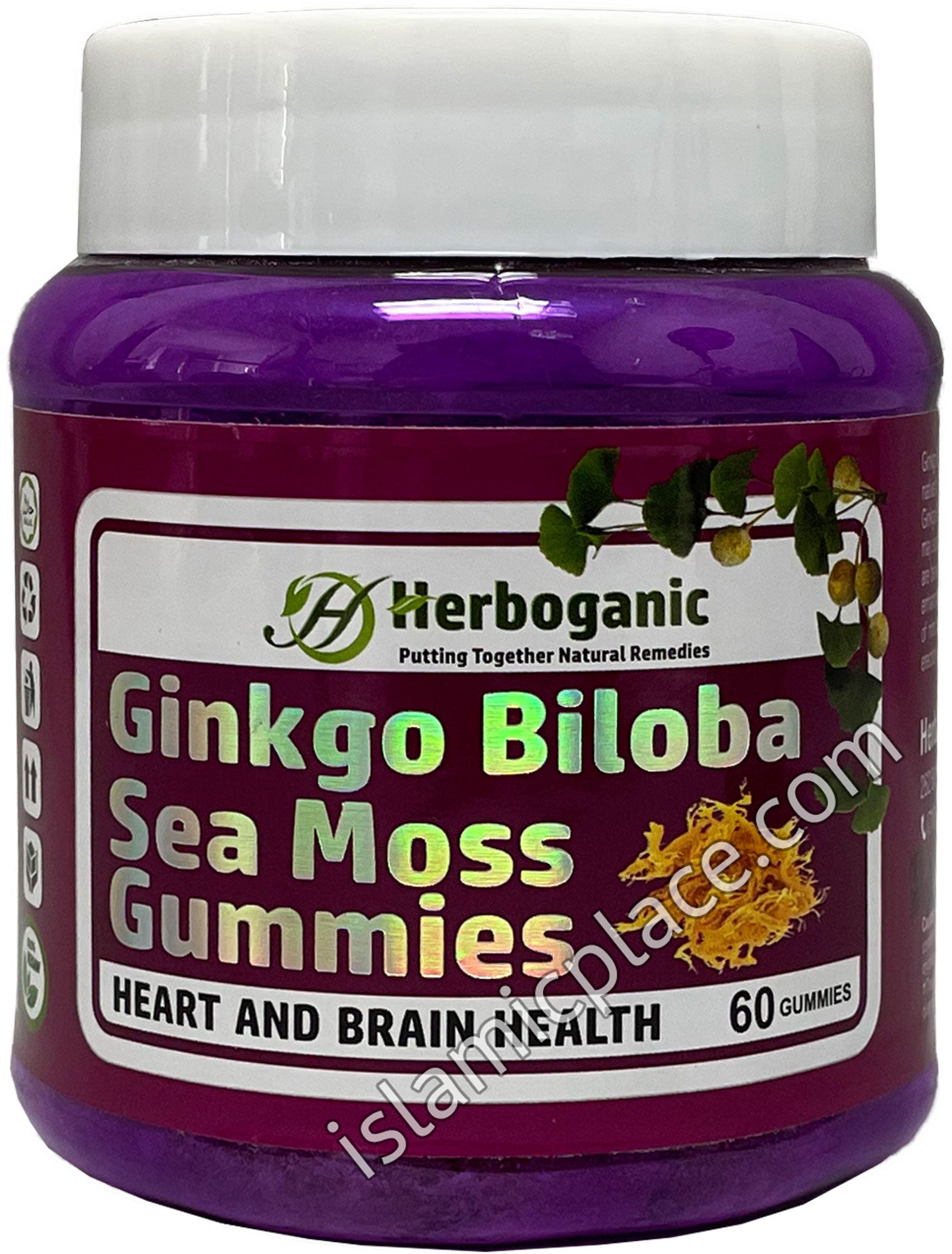Ginkgo Biloba Sea Moss Gummies - 60 Gummies