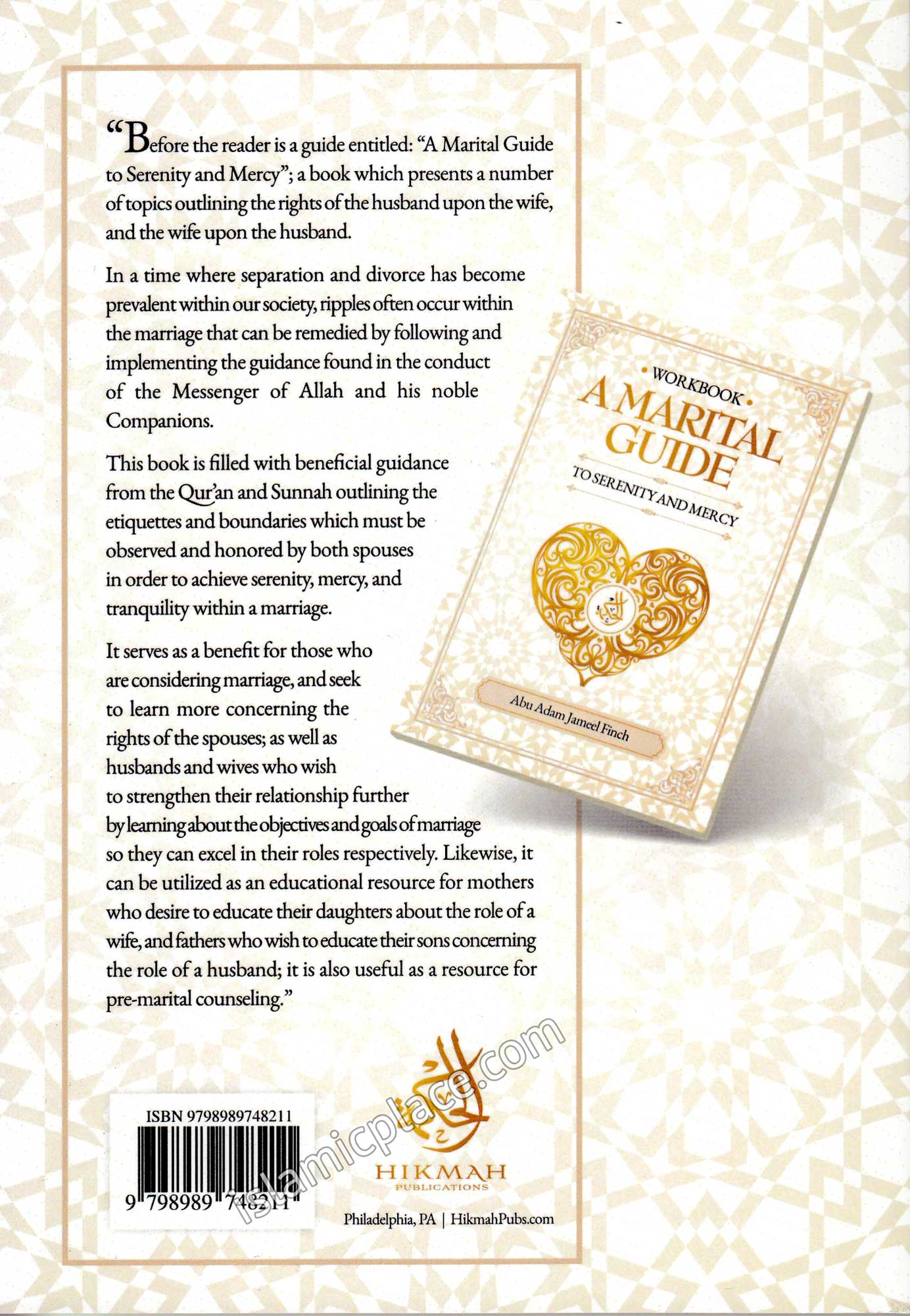 A Marital Guide To Serenity And Mercy - Workbook