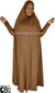 Hazelnut - Plain Overhead Abaya with Cuffs