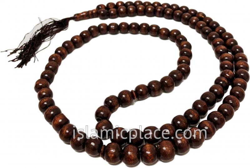 Brown - Andalusia Design Wooden Tasbih Prayer Beads