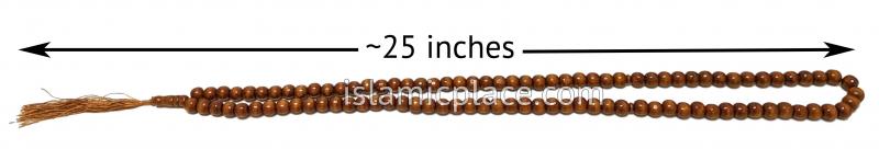 Caramel - Andalusia Design Wooden Tasbih Prayer Beads