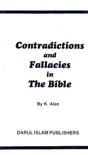 Contradictions &amp; Fallacies in the Bible