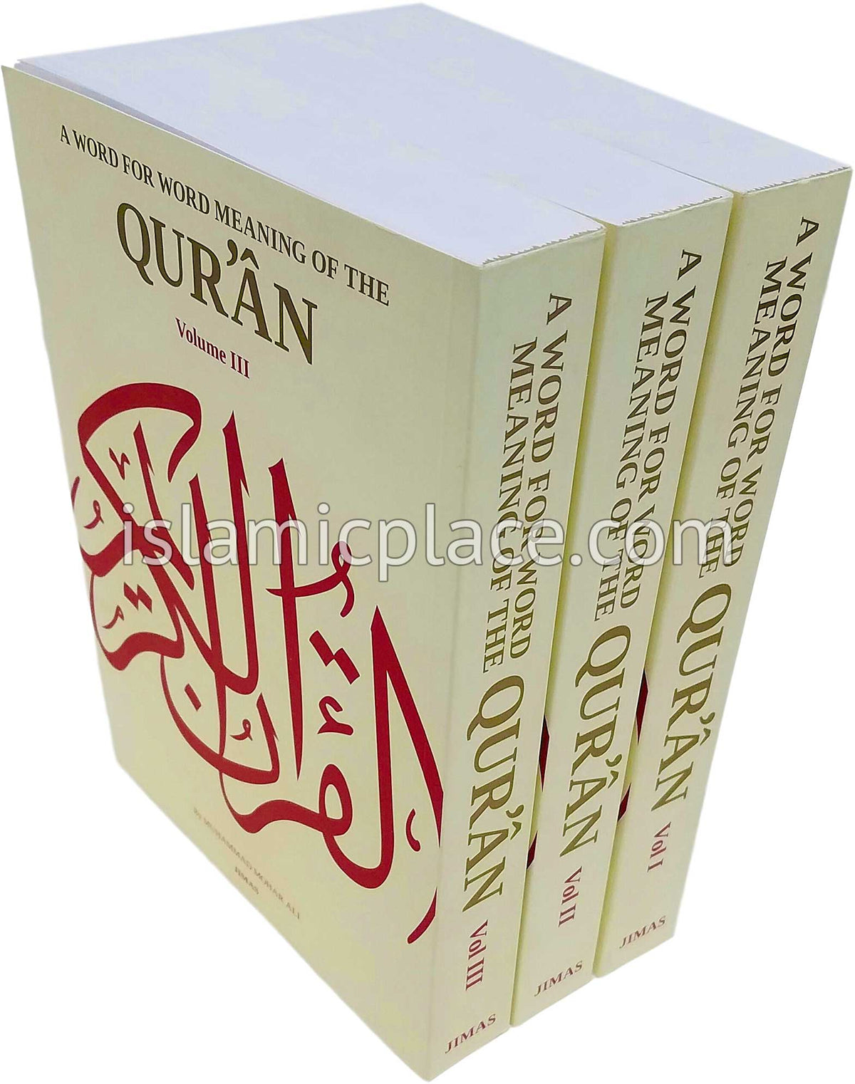 [3 vol set] A Word for Word Meaning of the Qur&#39;an by Mohar Ali