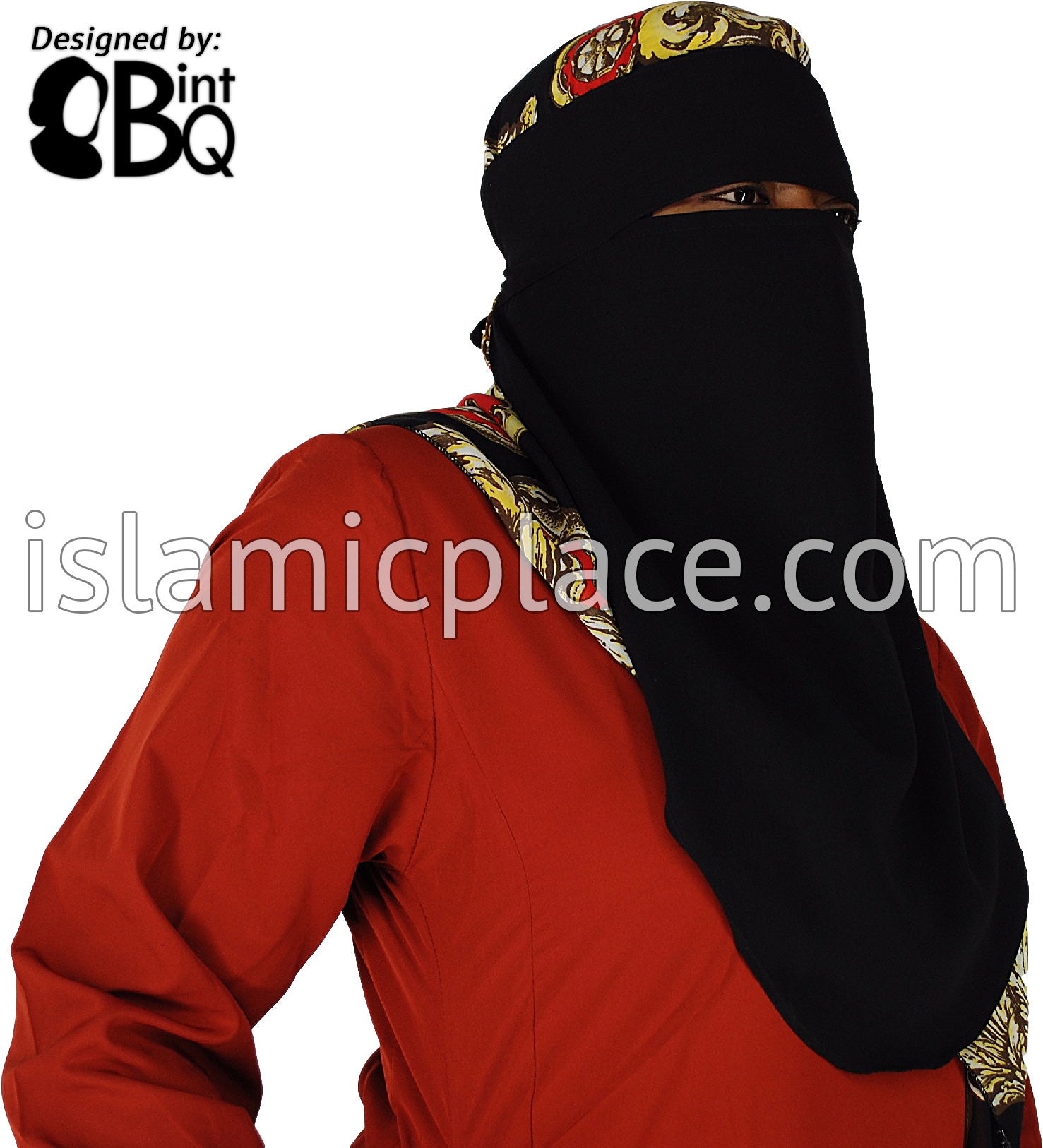 Black - Plain Basic Niqab