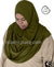 Olive Plain - Salima 1-2 Easy Georgette Shayla Long Rectangle Hijab 30"x70"