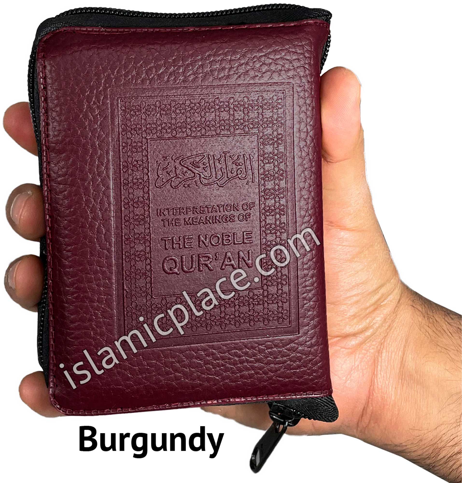 The Noble Quran (pocket size in zipper case) Arabic & English