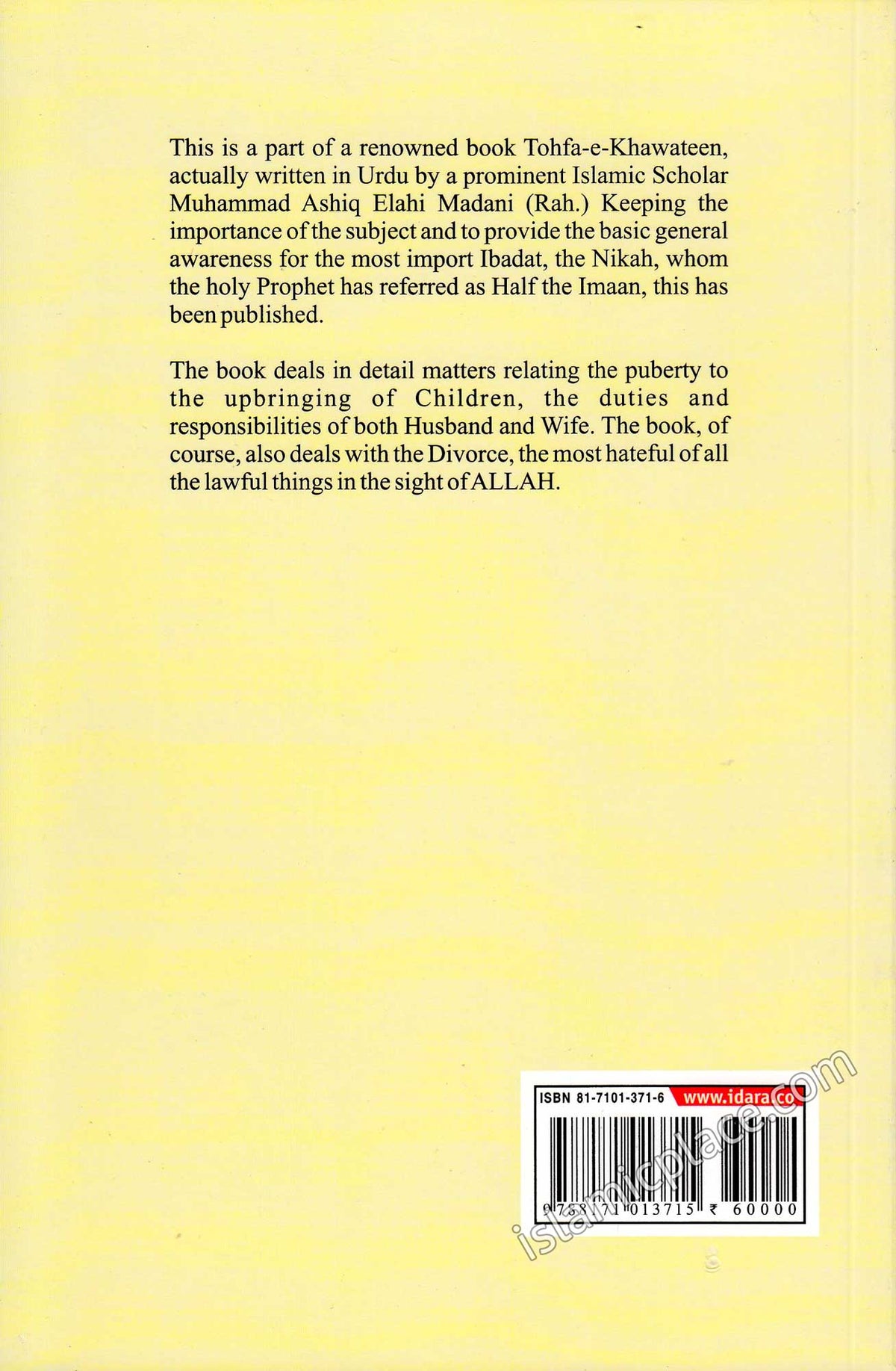 The Book of Marriage & Divorce