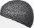 Gray - Nylon Knitted Solid Kufi