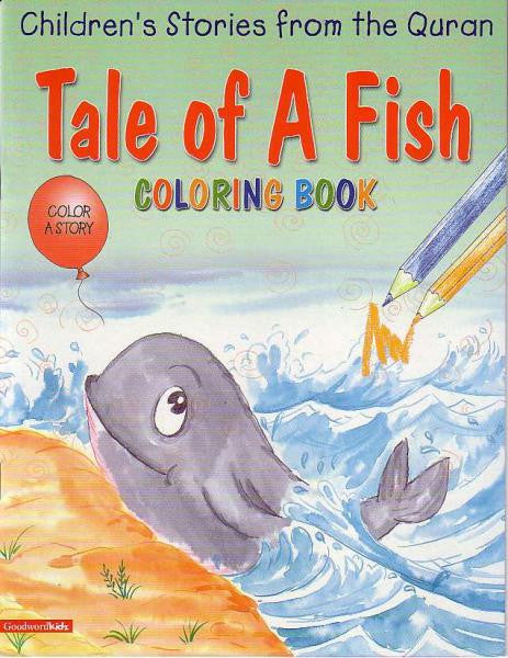 Tale of a Fish (Coloring Book) Children's Stories from the Quran