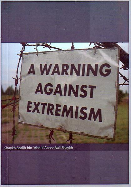 A Warning Against Extremism