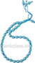 Blue and Silver - Moroccan Design Tasbih Prayer Beads