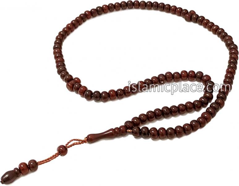 Chocolate - Tasbih Prayer Beads with Small Beads