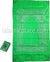 Bright Green - Traveling Adult Prayer Rug (Pocket size in zipper cover with build-in Compass)