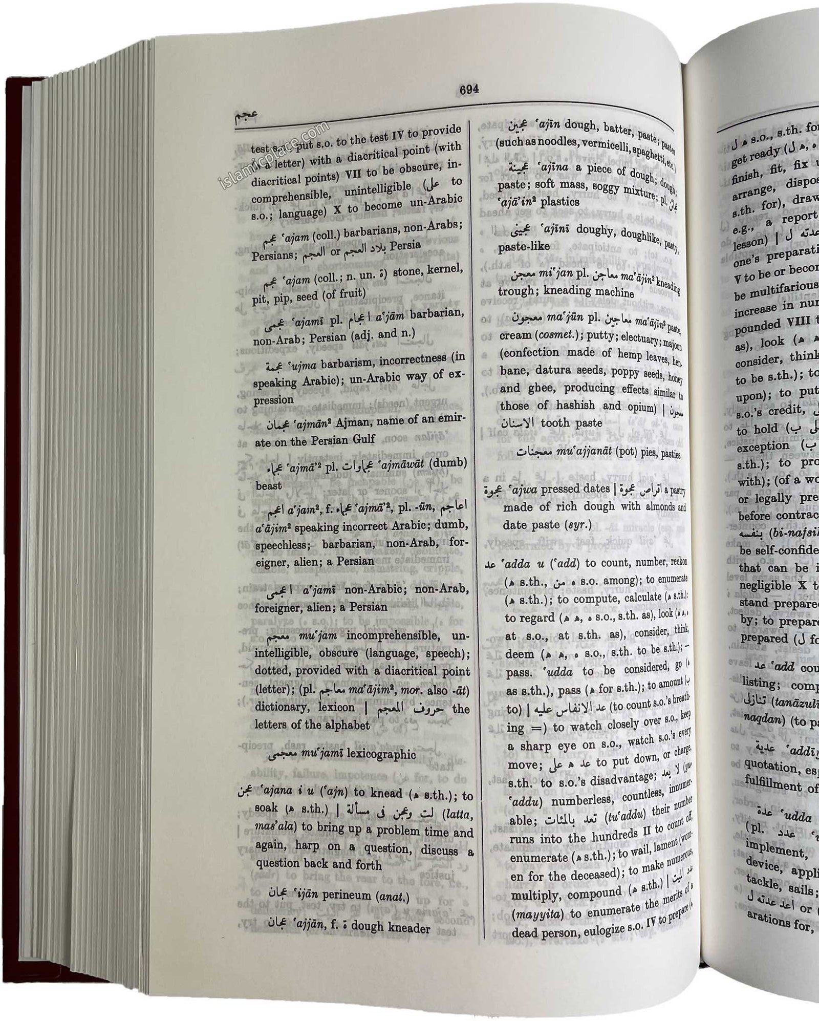 The Hans Wehr Dictionary of Modern Written Arabic (Hardback) Arabic-English by J M. Cowan (6" x 9")