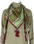 Mint with Olive and Burgundy - Rauf Collection Men Scarf Kifaya