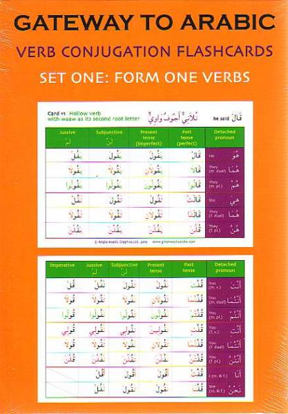Gateway to Arabic Verb Conjugation Flashcards (Set 1: Form One Verbs)