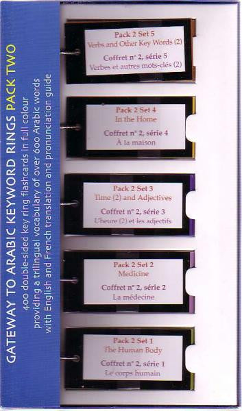 Gateway to Arabic Keyword Rings: (Pack 2) 400 double-sided key rings