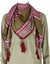 Light Plum with Burgundy and Olive - Rauf Collection Men Scarf Kifaya