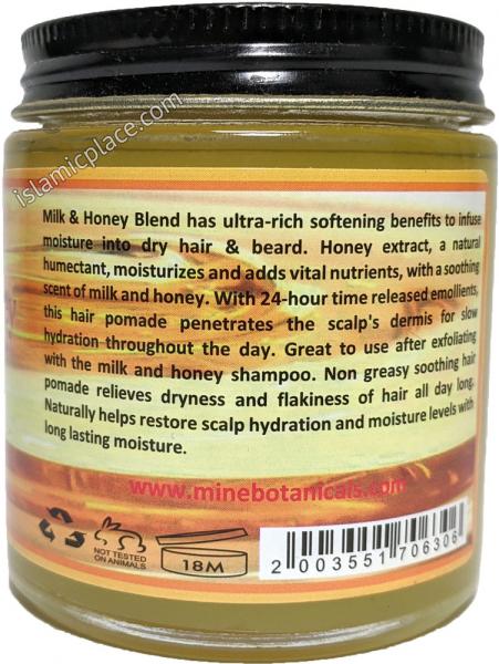 Milk & Honey Hair Pomade with Coconut Oil