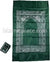 Dark Green - Traveling Adult Prayer Rug (Pocket size in zipper cover with build-in Compass)