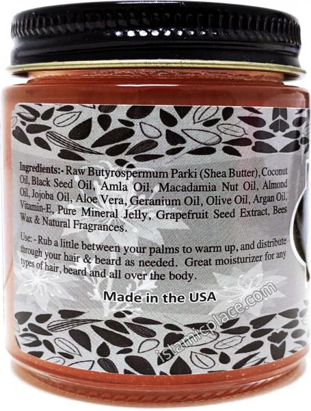 Black Seed Hair Pomade with Amla & Macadamia Oil