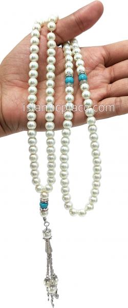 Turquoise Gem - Pearls of Dhikr Tasbih Prayer Beads
