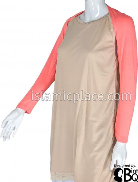 Salmon - Connected Full Bolero Sleeve