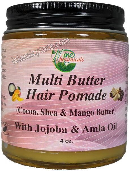 Multi Butter Hair Pomade (Cocoa, Shea & Mango Butter) with Jojoba & Amla Oil