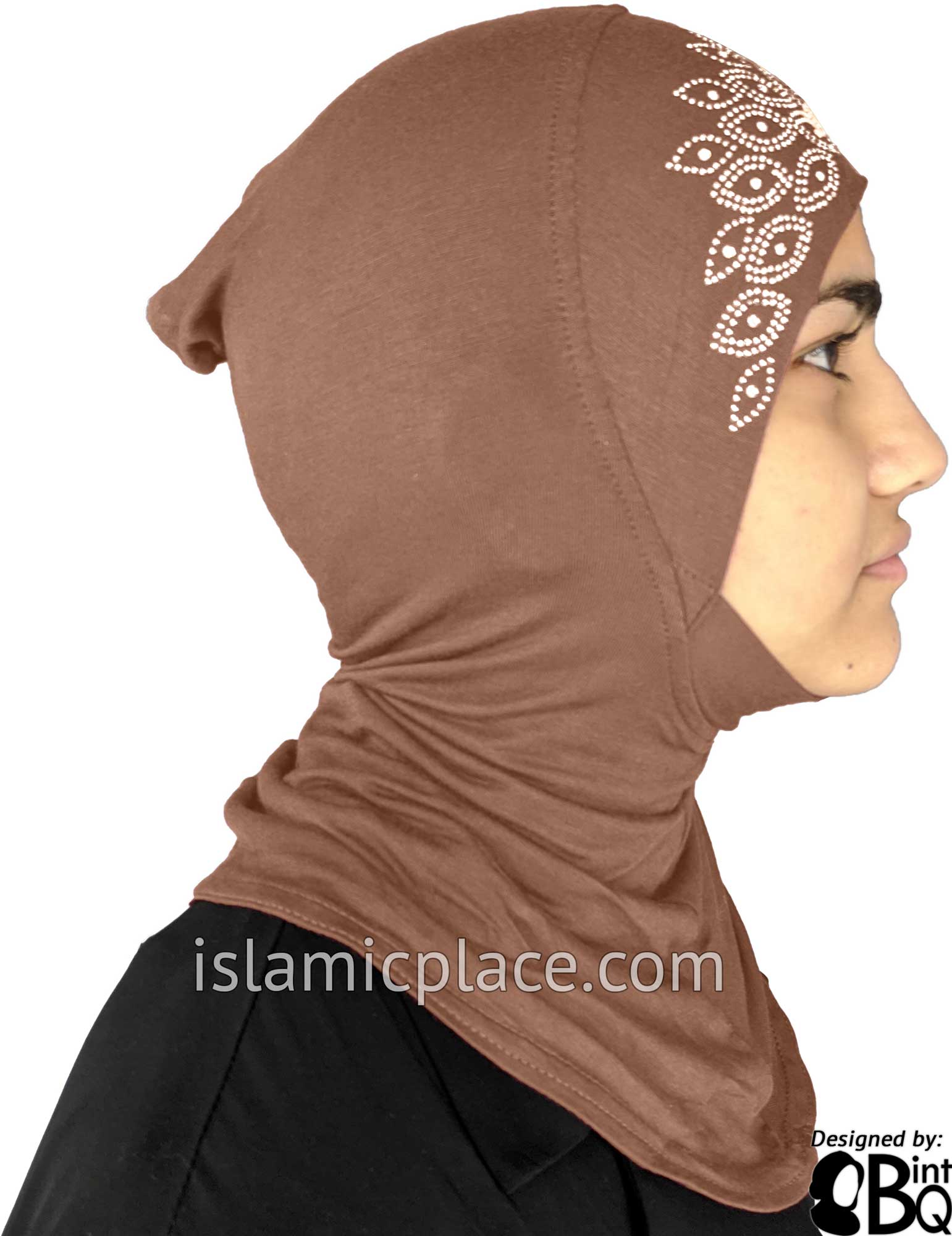 Glazed Pecan - Ninja Underscarf with Rhinestones