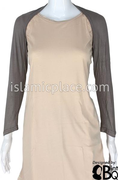 Charcoal Gray - Connected Full Bolero Sleeve