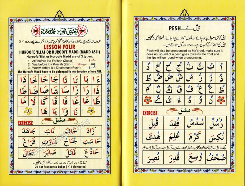 Noorani Qaaidah - A Gift for Proper Learning &amp; Teaching Holy Qur&#39;an Specially for Children