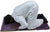 Purple - Back Rest Soft Padded Prayer Rug