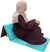 Turquoise - Back Rest Soft Padded Prayer Rug