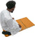 Golden - Back Rest Soft Padded Prayer Rug
