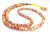 Fiery Sunlight - Large Bead Tasbih Prayer Beads with Allah & Muhammad Script