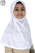 White - Plain Girl size (1-piece) Hijab Al-Amira