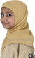 Khaki Plain Girl size (2-piece) Hijab Al-Amira