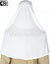 White - Dazzling Hijab Teen to Adult (Large)