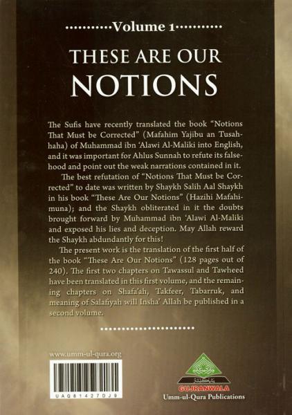 These Are Our Notions (Volume 1)