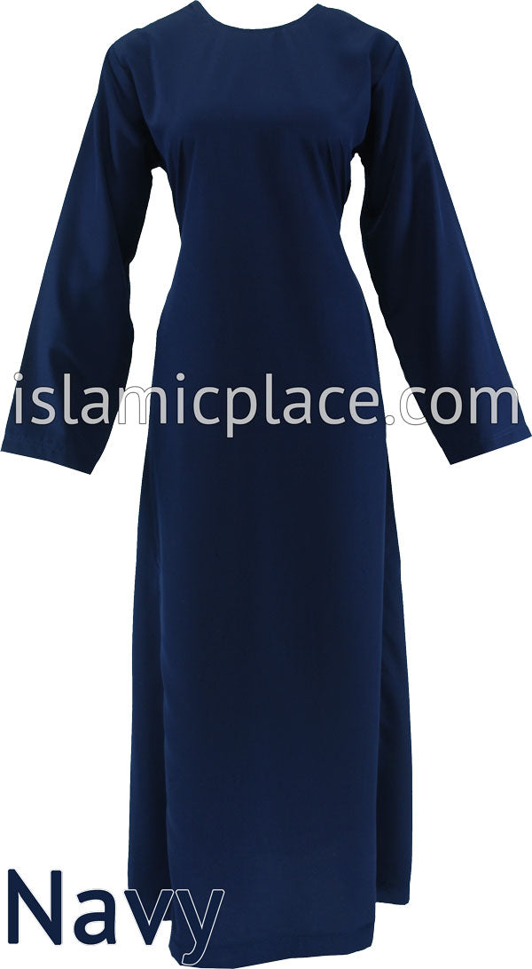 Navy - Basics Plain Abaya by BintQ