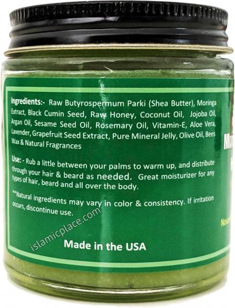 Moringa & Black Seed Hair Pomade with Shea Butter & Honey