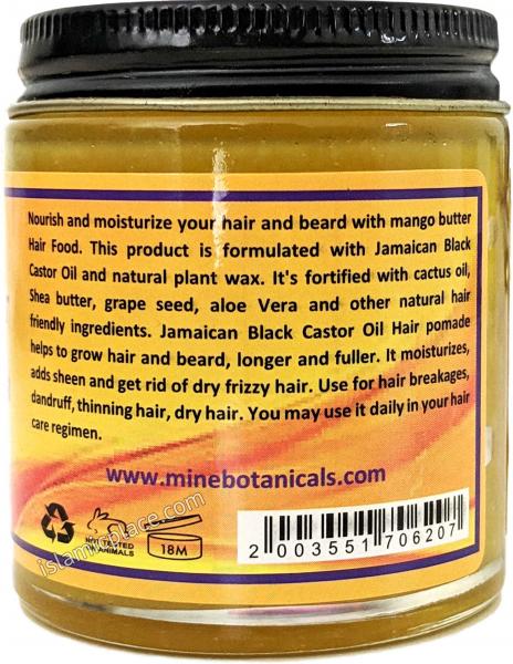 Mango Butter Hair Pomade with Jamaican Castor Oil